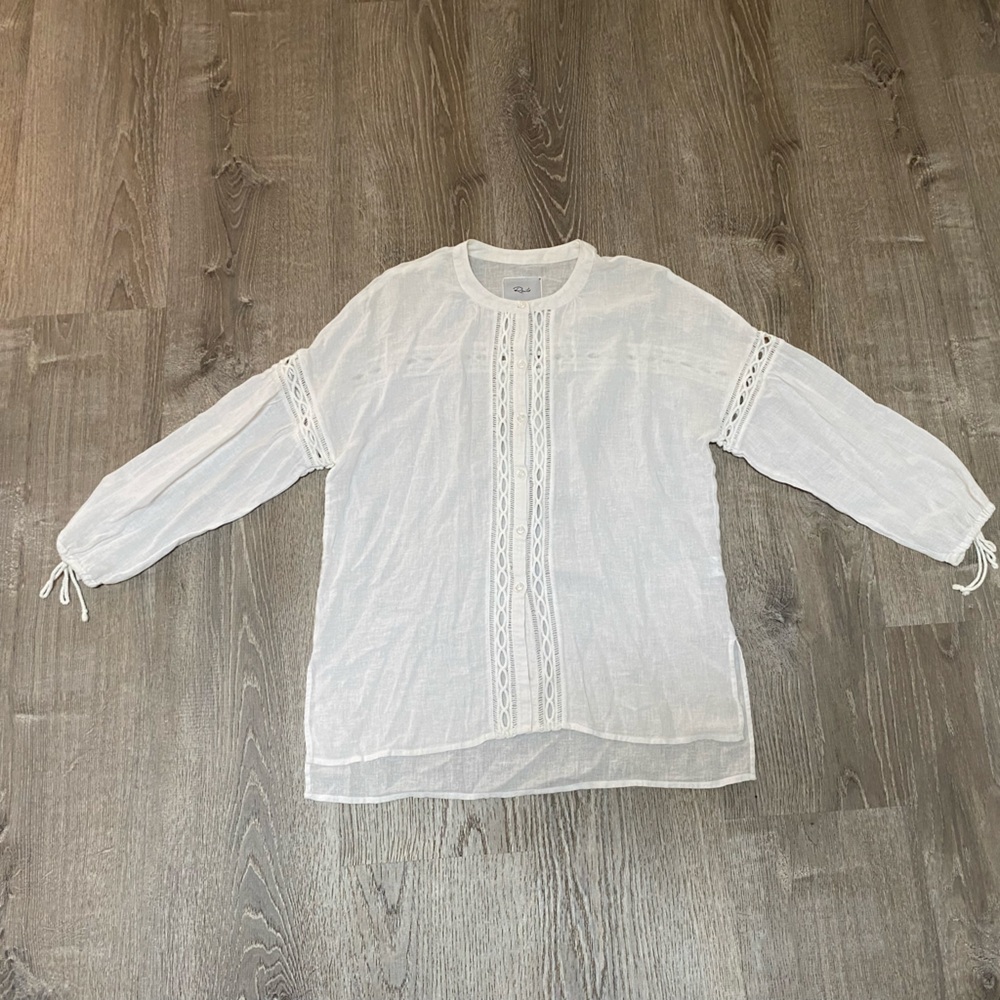 Rails Shirt with Lace Detailing